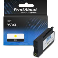 Huismerk HP 953XL (F6U18AE) Inktcartridge Geel Hoge capaciteit
