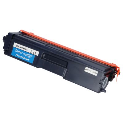 PrintAbout Huismerk vervangt Brother TN-421BK Toner Zwart