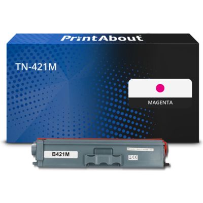 PrintAbout Huismerk vervangt Brother TN-421M Toner Magenta