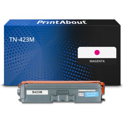 PrintAbout Huismerk vervangt Brother TN-423M Toner Magenta Hoge capaciteit