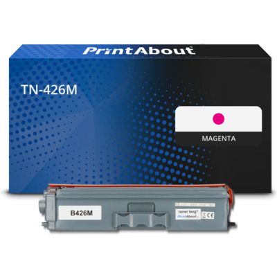 PrintAbout Huismerk vervangt Brother TN-426M Toner Magenta Extra hoge capaciteit