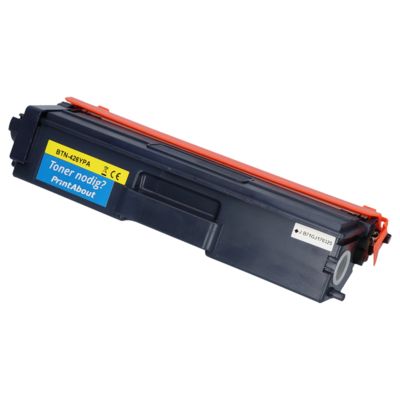 PrintAbout Huismerk vervangt Brother TN-426Y Toner Geel Extra hoge capaciteit