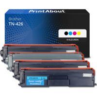 Huismerk Brother TN-426 Toner 4-kleuren Multipack Extra hoge capaciteit