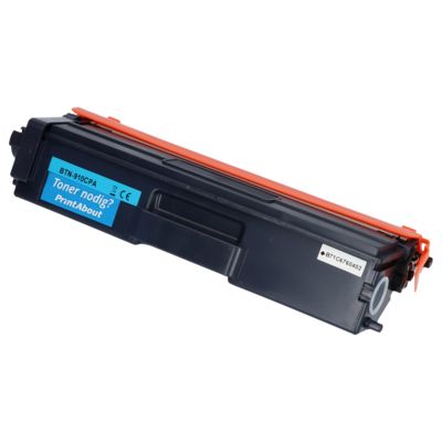 PrintAbout Huismerk vervangt Brother TN-910C Toner Cyaan Extra hoge capaciteit