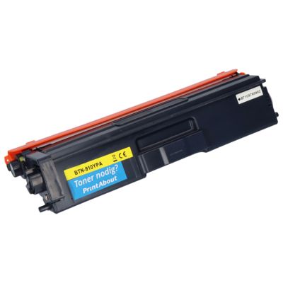 PrintAbout Huismerk vervangt Brother TN-910Y Toner Geel Extra hoge capaciteit