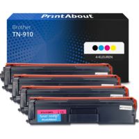 Huismerk Brother TN-910 Toner 4-kleuren Multipack Extra hoge capaciteit