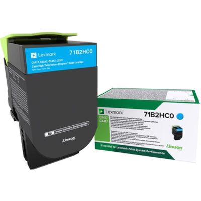 Lexmark 71B2HC0 Toner Cyaan
