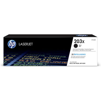 HP 203X (CF540X) Toner Zwart Hoge capaciteit