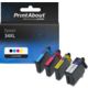Huismerk Epson 34XL (C13T34764010) Inktcartridge 4-kleuren Multipack Hoge capaciteit