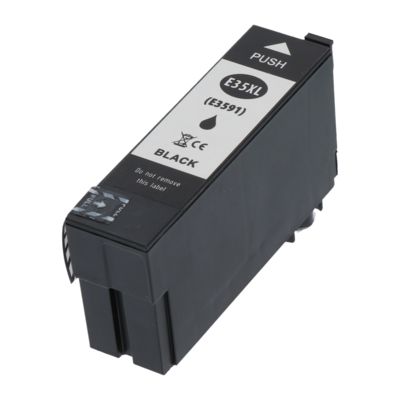 Huismerk Epson 35XL (C13T35914010) Inktcartridge Zwart Hoge capaciteit