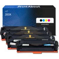 Huismerk HP 203X (CF540X) Toner 4-kleuren Multipack Hoge capaciteit