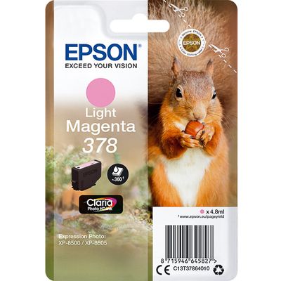 Epson 378 (C13T37864010) Inktcartridge Licht-magenta