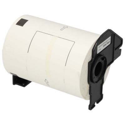 PrintAbout Huismerk vervangt Brother DK-11241 Etiket Zwart op wit (102 mm x 152  mm)