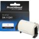 Huismerk Brother DK-11241 Etiket Zwart op wit (102 mm x 152 mm)