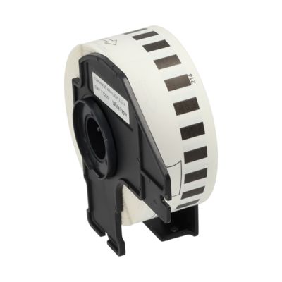 PrintAbout Huismerk vervangt Brother DK-22214 Etiket Zwart op wit (12  mm)