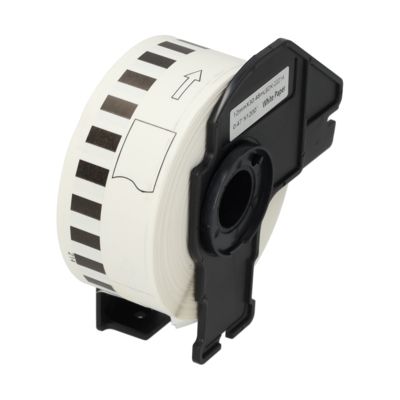 PrintAbout Huismerk vervangt Brother DK-22214 Etiket Zwart op wit (12  mm)