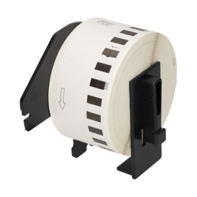 PrintAbout Huismerk vervangt Brother DK-22225 Etiket Zwart op wit (38  mm)
