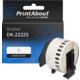 Huismerk Brother DK-22225 Etiket Zwart op wit (38 mm)