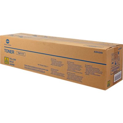 Konica Minolta A3VU250 (TN-711Y) Toner Geel