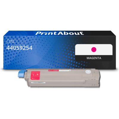 Huismerk OKI 44059254 Toner Magenta