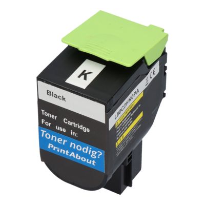 Huismerk Lexmark 80C2HK0 (802HK) Toner Zwart Hoge capaciteit