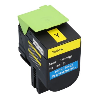 Huismerk Lexmark 80C2HY0 (802HY) Toner Geel Hoge capaciteit