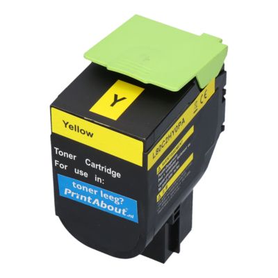 Huismerk Lexmark 80C2HY0 (802HY) Toner Geel Hoge capaciteit