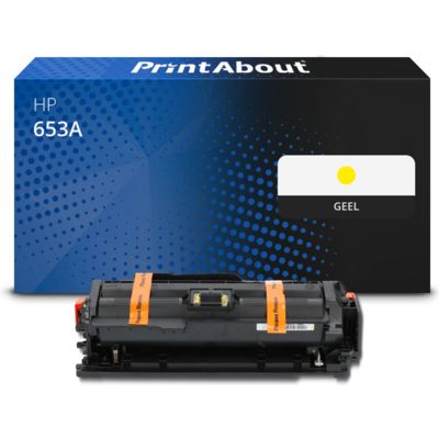Huismerk HP 653A (CF322A) Toner Geel
