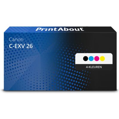 Huismerk Canon C-EXV 26  Toner 4-kleuren Multipack