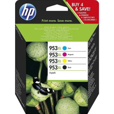 HP 953XL (3HZ52AE) Inktcartridge 4-kleuren Multipack Hoge capaciteit