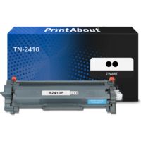 PrintAbout Huismerk vervangt Brother TN-2410 Toner 2x Zwart - Multipack