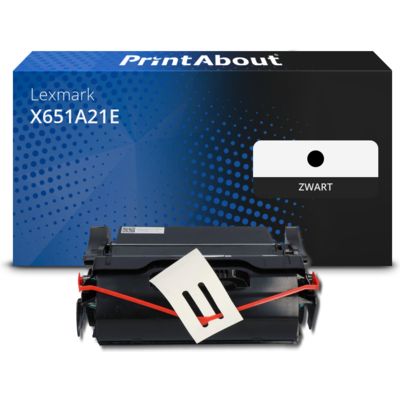 Huismerk Lexmark X651A21E Toner Zwart