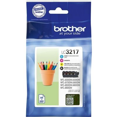 Brother LC-3217VAL Inktcartridge 4-kleuren Multipack