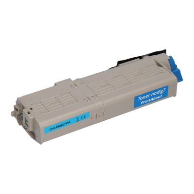 Huismerk OKI 46490607 Toner Cyaan