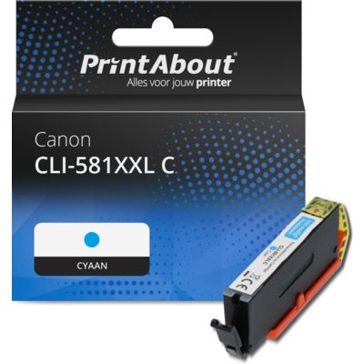 Huismerk Canon CLI-581XXL C Inktcartridge Cyaan Extra hoge capaciteit