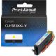 Huismerk Canon CLI-581XXL Y Inktcartridge Geel Extra hoge capaciteit