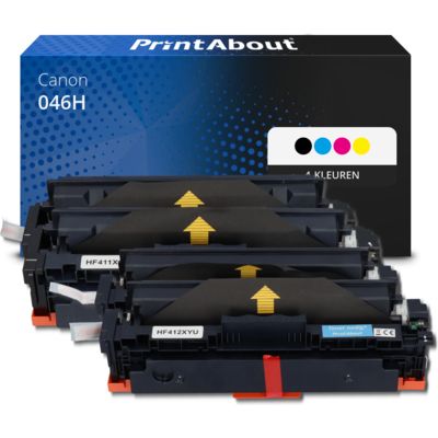 Huismerk Canon 046H Toner 4-kleuren Multipack Hoge capaciteit