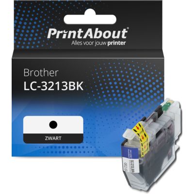 Huismerk Brother LC-3213BK Inktcartridge Zwart Hoge capaciteit