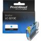 Huismerk Brother LC-3213C Inktcartridge Cyaan Hoge capaciteit