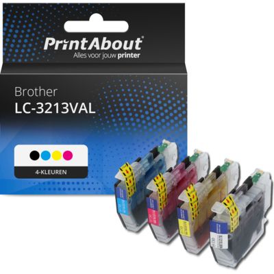 inktdag Huismerk Brother LC-3213 Inktcartridge Multipack van 4 pack 1