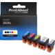 Huismerk Epson 202XL (C13T02E74010) Inktcartridge 5-kleuren Multipack Hoge capaciteit 