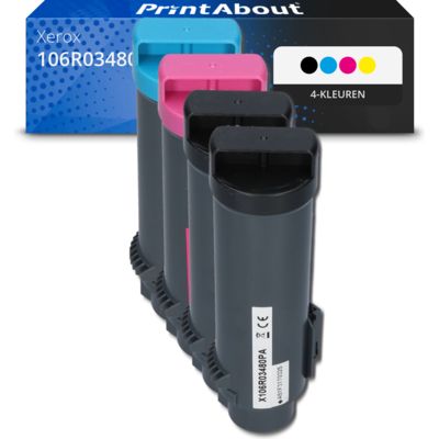 Huismerk Xerox 106R03480 Toner 4-kleuren Multipack