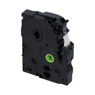 PrintAbout Huismerk vervangt Brother TZe-325 Tape Wit op zwart (9 mm)