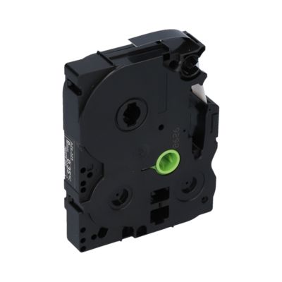 PrintAbout Huismerk vervangt Brother TZe-325 Tape Wit op zwart (9 mm)