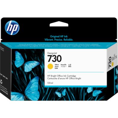 HP 730 (P2V64A) Inktcartridge Geel