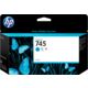 HP 745 (F9J97A) Inktcartridge Cyaan