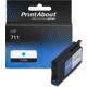 Huismerk HP 711 (CZ130A) Inktcartridge Cyaan