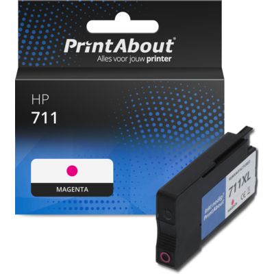 Huismerk HP 711 (CZ131A) Inktcartridge Magenta