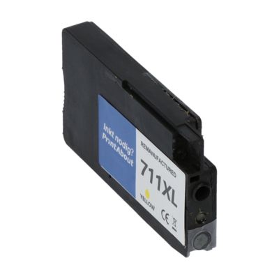 Huismerk HP 711 (CZ132A) Inktcartridge Geel