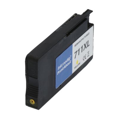 Huismerk HP 711 (CZ132A) Inktcartridge Geel